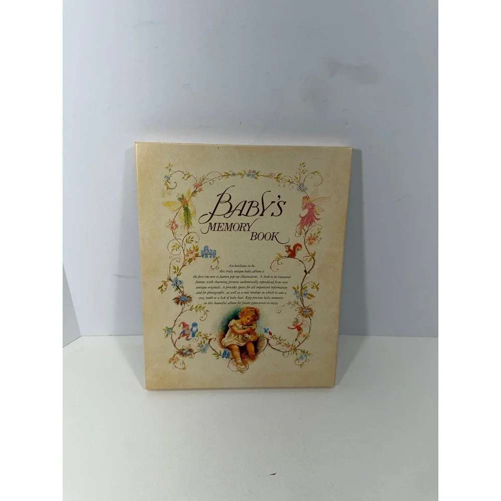 Vintage 1985 Baby's Memory Book Philomel Books Keith Ivy Moseley Pop-Up